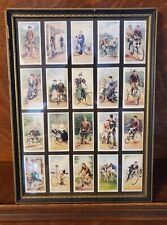 Players Cigarette Tobacco Cycling Cards. Beautifully Mounted & Framed 12.5