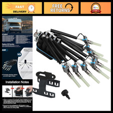 FJ504 Spider Fuel Injector 8 Cylinder w/Bracket Compatible with 1996-2002 Savana picture