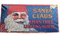BOX ONLY for Vintage Xmas Tree Lighting Outfit Noma Santa Claus Christmas  picture