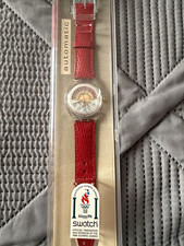 1993 Swatch Automatic Terra Cotta new in original box and papers . picture