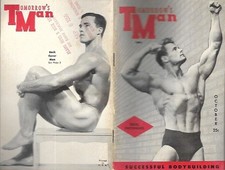 TOMORROW'S MAN OCT 1955 Pocketsize Physique Magazine picture