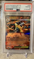 PSA 10 2026 Pokemon Mep En-Me Black Star Promo #030 Mega Charizard Y Ex Tin picture