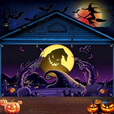 13x6ft Nightmare Before Christmas Garage Door Decorations Nightmare Christmas  picture