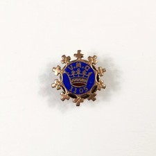 Royal Arcanum Fraternity VMC 1105 Screwback Pin Lapel Hat Virtue Mercy Charity picture