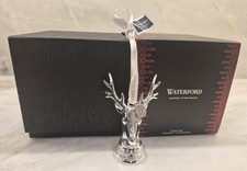Waterford 2018 Silver Stag Christmas Ornament 40032349 NIB picture