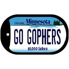 Go Gophers Minnesota Novelty Metal Dog Tag Necklace 2