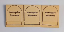 3 Vintage Santangelo's Ristorante Matchbooks Liverpool NY Syracuse Matches picture