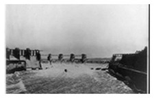 Gatun Panama Spillway Standard Postcard picture