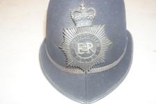 Vintage British Metropolitan Police EIIR Bobby Helmet picture
