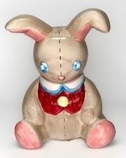 Mary Engelbreit ME Piggy Bank Vintage Rabbit Bunny Stitched Cute 2000 picture
