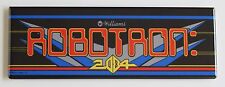 Robotron 2084 Marquee FRIDGE MAGNET (1.5 x 4.5 inches) arcade video game header picture