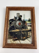 Oak Wood Frame - Train Railroad Photo (2-6-0 Locomotive/Georgetown Loop RR) 6x8