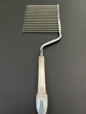Vtg 1847 Rogers FIRST LOVE Cake Breaker Silver Plated Art Deco RARE & EXC picture