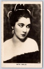 Antique Argentina Postcard Nita Naldi Silent Film Star 1920s RPPC picture