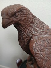 Vintage Hand Carved Solid Wood Eagel 8.5