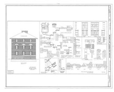 Stillwater Oklahoma Oklahoma State University Boys Dormitory 1900s HABS Drawing picture