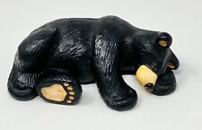 Bearfoots Big Sky Carvers Van Winkle Black Bear Figurine Collectible Sleeping picture