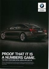 BMW 2017 BMW M760i Luxury Car Print Ad 601 HP Garage Art Decor Y2K Vintage VTG picture