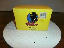 Dick Tracy Wheelees Police Car Ceramic Mug Applause 1990 with Original Box. picture
