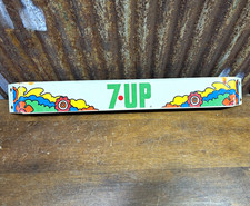 7 Up Soda Advertising Rack Sign Metal “Door push” “peter max” style seven up picture