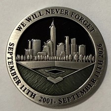 FBI 9/11 Memorial 25th Anniversary Challenge Coin picture