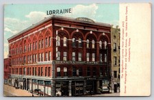 Indianapolis Indiana~Lorraine Hotel~European Plan~Bar~Mantel's~c1910 Adv PC picture