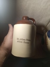 Vintage Stoneware Old Abilene Town Abilene Kansas Souvenir Jug Made In USA picture