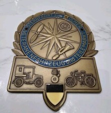Vtg German Car Plaque Award Badge Emblem Logo Schrobenhausen Germany Toff picture