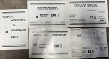 NSM Jukebox 240-I & ES III Models Service Manual, Parts Catalog, snd Schematics picture