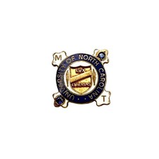 VTG 1940’s 10K Gold Balfour UNC University North Carolina Medical Technology Pin picture