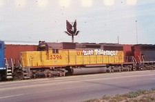 Duplicate Train Slide Union Pacific  SD-40 #3396 10/1999 Moraine Ohio picture