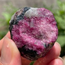 88g Natural Ruby Zoisite Quartz Crystal Rough Mineral Specimen Healing picture
