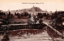 Weston WV State Hospital For Insane Asylum c1910 RPPC Photo Postcard COPY picture