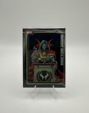 2026 Topps Chrome Marvel Black Wave Refractor Doctor Doom /10 picture