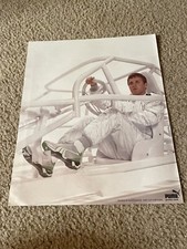 Vintage 2006 KASEY KAHNE PUMA KART CAT II 2 Shoes Poster Print Ad NASCAR INDY picture