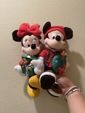 Fisher Price Disney Mickey&Minnie Holiday Friend Christmas Plush 2001 picture