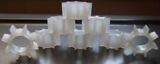 VOTIVE CUP GROMMETS CLEAR NEW(20)HOLDS PEG VOTIVECUPS TIGHT HOME INTERIOR&OTHERS picture