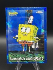 2025 Topps Chrome SpongeBob 25th Sapphire Edition #25 SpongeBob SquarePants picture