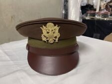 WW2 US ARMY / ARMY AIR CORPS OFFICERS VISOR CRUSHER CAP Size 59 and all sizes picture