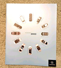 2003 Mercedes All Lines Sales Brochure, 40 page Book, Original picture