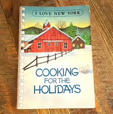 I Love New York Cooking for the Holidays Spiral-Bound Cookbook Copyright 1982 picture