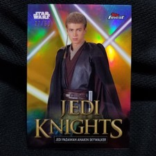 2025 Topps Smugglers Outpost ANAKIN SKYWALKER Jedi Knights Gold Refractor #/50  picture