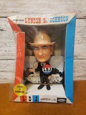Vintage President Lyndon B Johnson Dashboard Doll Figure Remco  LBJ  1964 in Box picture