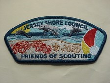 BSA Jersey Shore Council CSP SA-77 2020 FOS-Beach scene Mint Condition $45.00 picture