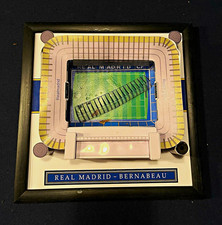 Real Madrid Bernabeu Stadium Figurine Framed 3D Effect Model picture