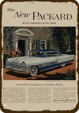 1955 PACKARD 400 Car Vintage-Look-Edge DECORATIVE REPLICA METAL SIGN picture