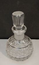Crystal Perfume Bottle With Stopper Dauber 3.5