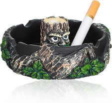 Ashtray Cool Ashtrays Cigarette Snuffer for Smokers,Ashtray Outdoors Resin Ash T picture