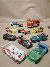 Disney Pixar Cars 2 World Grand Prix PVC Toy Figure Lot of 10 Cake Toppers picture