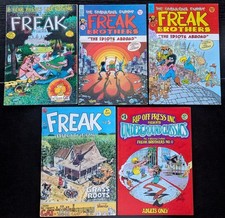 Fabulous Furry Freak Brothers Lot 5 Gilbert Shelton Rip Off Press picture